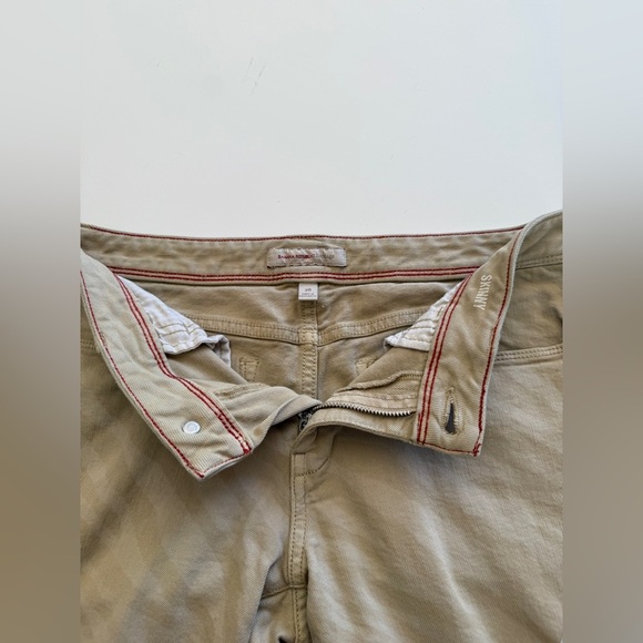 Banana Republic-Heritage-Khaki Tan-Zebra-Zipper Detail-Skinny-Pant-Safari-28 - Picture 12 of 15